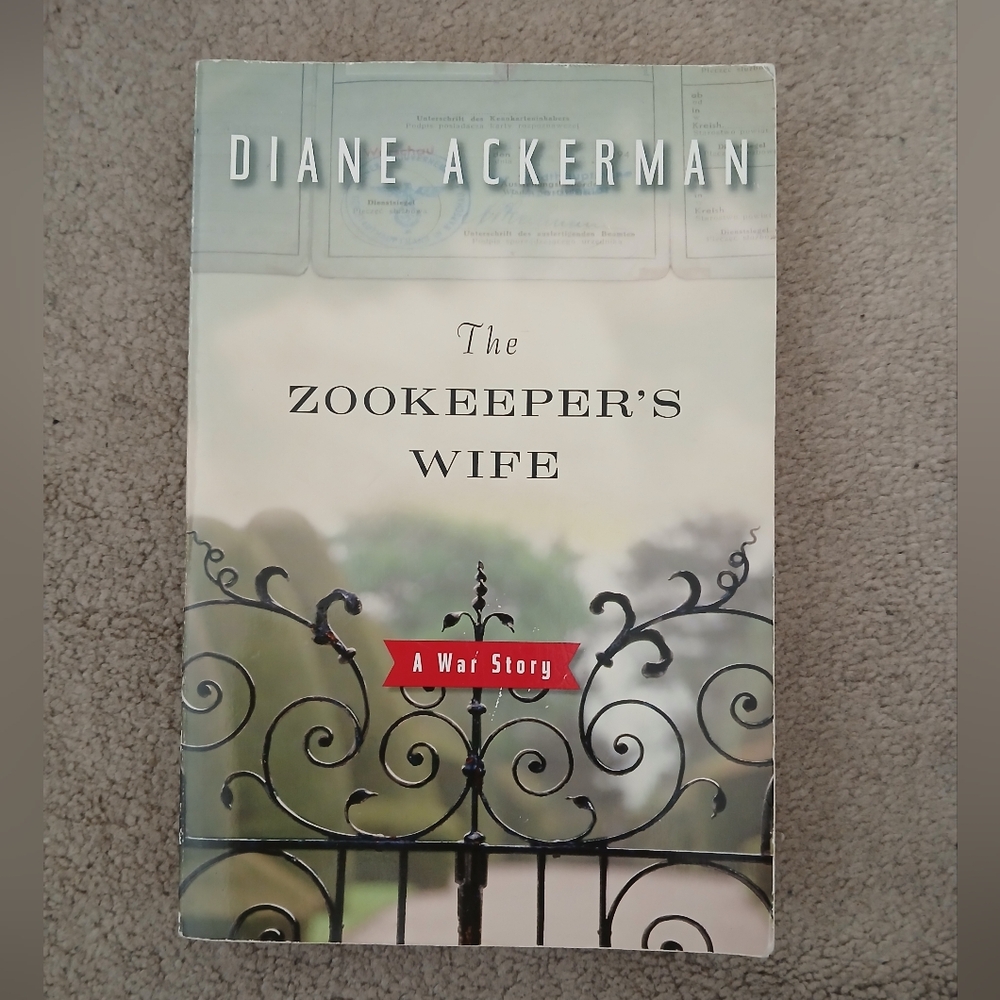 🤯2/$15 The Zookeeper's Wife by Diane Ackerman Paperback Book